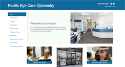 Desktop Screenshot of pacificeyecareoptometry.com